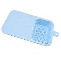 Creative multi-functional sink cutting board with detachable asphalt storage basket