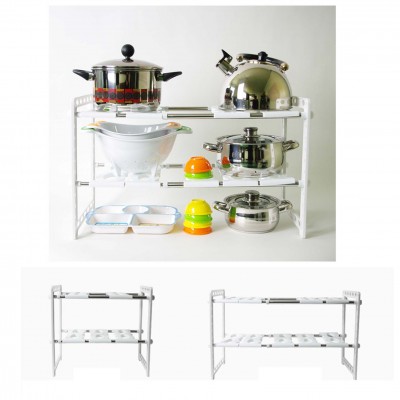 Expandable Under Sink Shelf and Under Sink Organizer