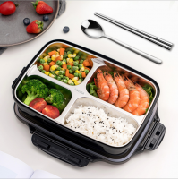 custom logo food container bento lunch box 304 stainless steel lunch box