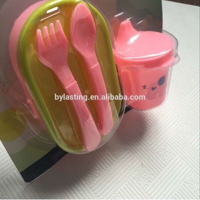 SET COMIDA INFANTIL 4PCS Baby Tableware baby set Lunch Box Baby Supplies Tableware Making Box