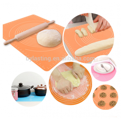 SILICONE BAKING MAT NONSTICK OVEN MAT HEAT INSULATION PAD KID TABLE MAT WITHMEASUREMENT