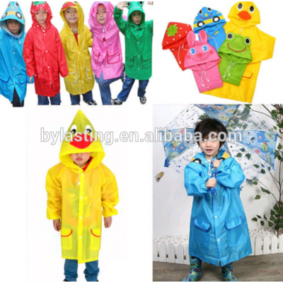 New Design Raincoat Funny Animal Raincoat Children/Baby rainwear