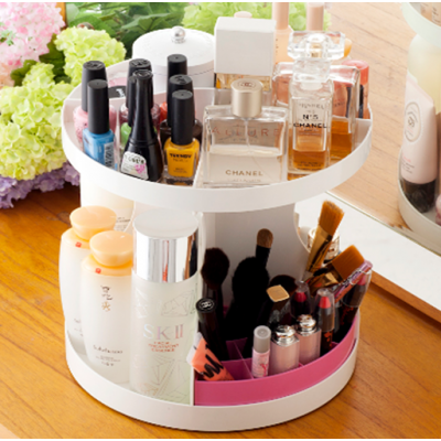 Luxury Revolve Clear Makeup Cosmetic Storage box