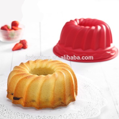 Bundt Ring Silicone Bakeware Mould Cake Pan Bread Pastry Tin Baking Mold Tool Home Kitchen Supplies cake tools silicone mold