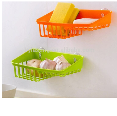 Multi-function Plastic Bathroom Shampoo Rack with Suction Cupfor bathroom rack