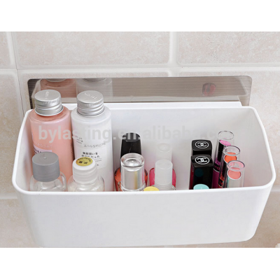 Multi-function Plastic Bathroom & Kitchen Storage Box With Super Suction