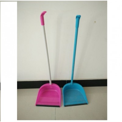 Plastic long handle dustpan