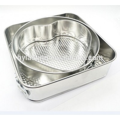 DIY baking tools 3 pieces Stainless Steel Cake Mould