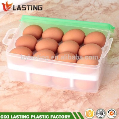 2 Layers Plastic Egg Storage Box Egg Tray Egg Storage Container